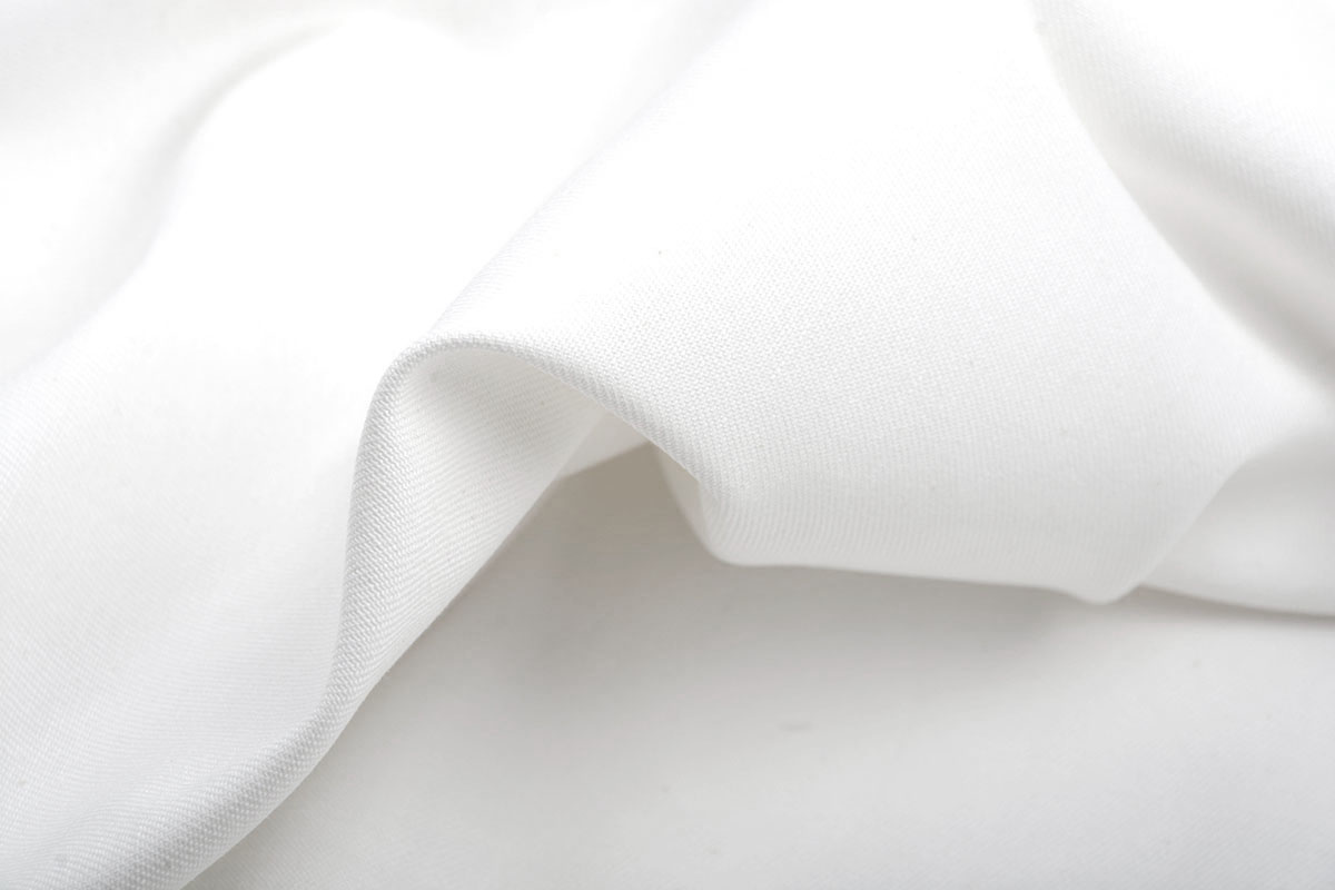 Polyester Ungebleicht Weiß