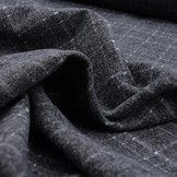 Knitted Checkered Berlia Dark Gray
