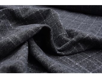 Knitted Checkered Berlia Dark Gray