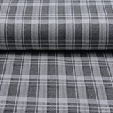 Gebreide Ruit Groot Berlia Grijs Wit