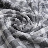 Gebreide Ruit Klein Berlia Grijs Wit