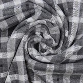 Gebreide Ruit Klein Berlia Grijs Wit