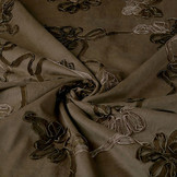 Katoen Corduroy Rib Lint Donker Zand