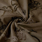 Katoen Corduroy Rib Lint Donker Zand