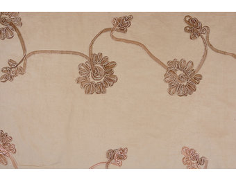 Katoen Corduroy Rib Lint Bloem Licht Zand