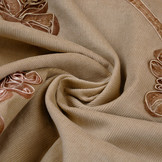 Katoen Corduroy Rib Lint Bloem Licht Zand