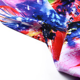 100% Viscose Digital Printed Arti Yellow