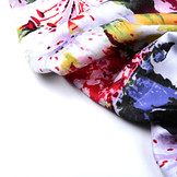 100% Viscose Digital Printed Lily