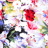 100% Viskose Digital Printed Lily