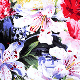 100% Viskose Digital Printed Lily