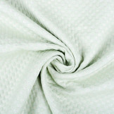 Lurex Emboss Pastel Mint Groen