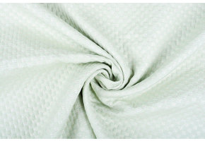 Lurex Emboss Pastel Mint Groen