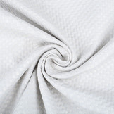 Lurex Emboss Pastel Silver