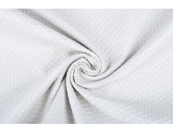 Lurex Emboss Pastel Silver