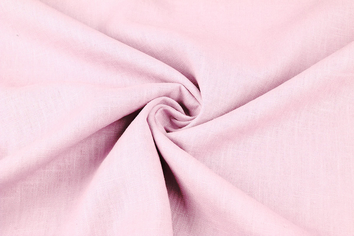Gewassen Linnen Licht Roze