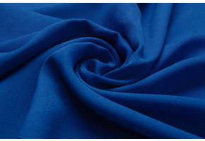 Stretch Crepe Satin 2 Sides Cobalt Blue