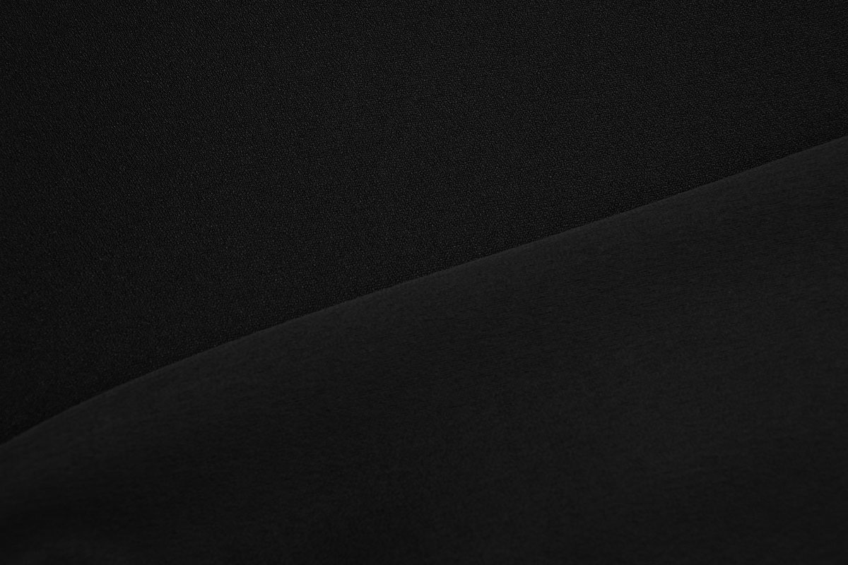 Stretch Krepp Satin 2 Seiten Schwarz