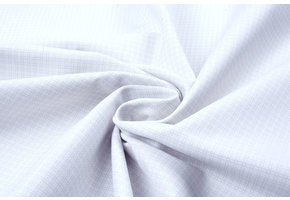 Stretch Katoen Ruit Taimana Grijs Blauw