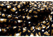 Crepe polyester Panther Black Brown