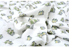 Baumwolljersey Ferienwohnungen Grün