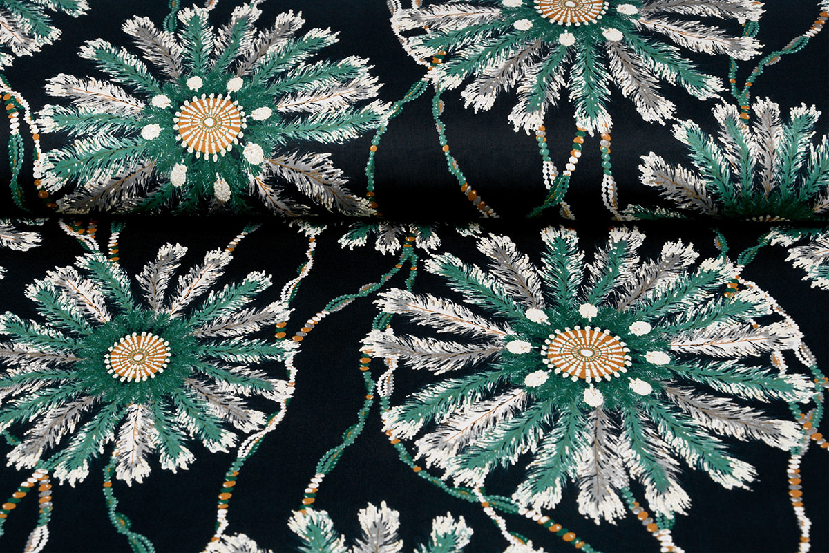 Jersey Simmer Dreamcatcher Black Green