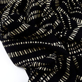 Tricot Simmer Chiziq Schwarz