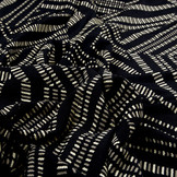 Tricot Simmer Chiziq Schwarz