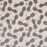 Mi & Joe Cotton Jersey Ananas Glitter Beige melange