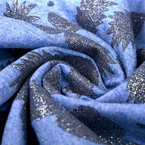 Mi & Joe Cotton Jersey Ananas Glitter Donker jeans melange