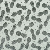 Mi & Joe Cotton Jersey Ananas Glitter Oud Groen melange