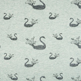 Mi & Joe Cotton Jersey Zwaan Glitter Oud Groen melange