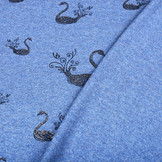 Mi & Joe Cotton Jersey Swan Glitter Dark jeans melange