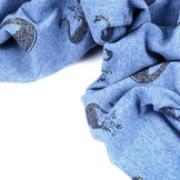 Mi & Joe Cotton Jersey Swan Glitter Dark jeans melange