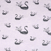 Mi & Joe Cotton Jersey Swan Glitter Lilac Melange
