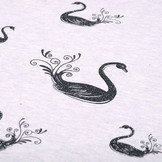 Mi & Joe Cotton Jersey Swan Glitter Lilac Melange