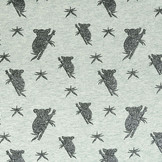 Mi & Joe Cotton Jersey Koala Glitter Oud Groen melange