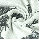 Mi & Joe Cotton Jersey Koala Glitter Oud Groen melange