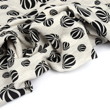 Mi & Joe French Terry Strandbal Creme Melange