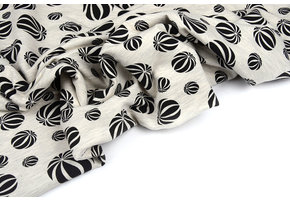 Mi & Joe French Terry Wasserball Creme Melange