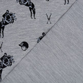 Mi & Joe French Terry Springpaard Grijs Melange