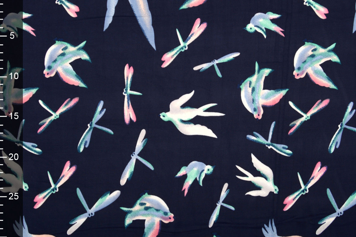 Lycra jersey Simmer Dragonfly Bird Navy
