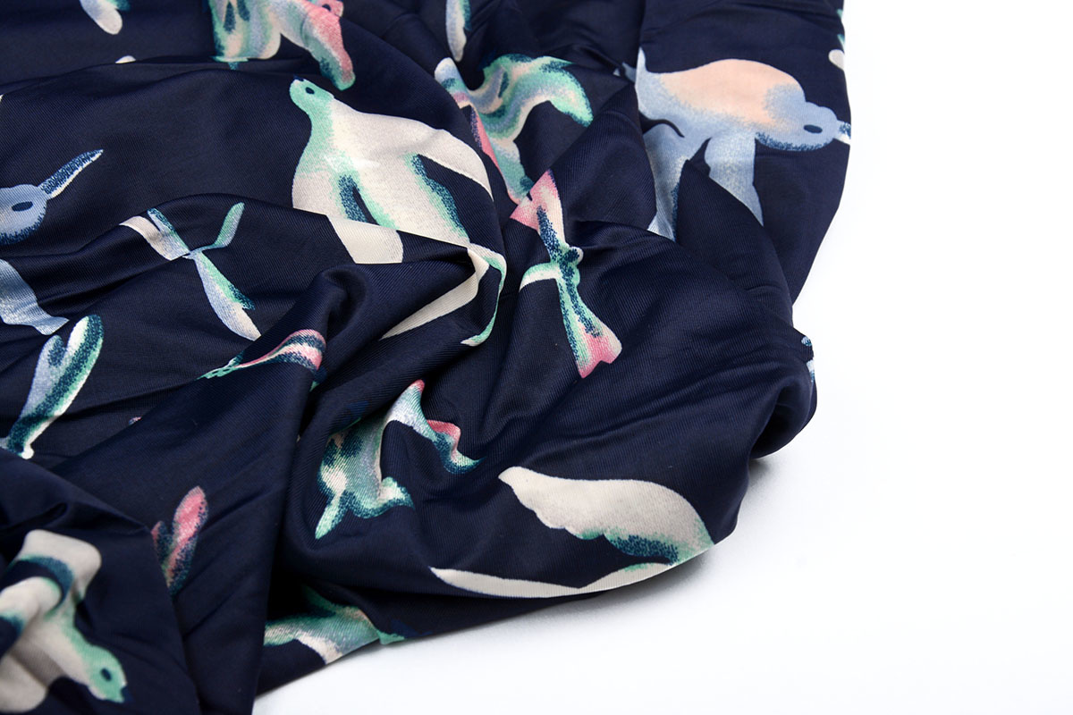 Lycra jersey Simmer Dragonfly Bird Navy