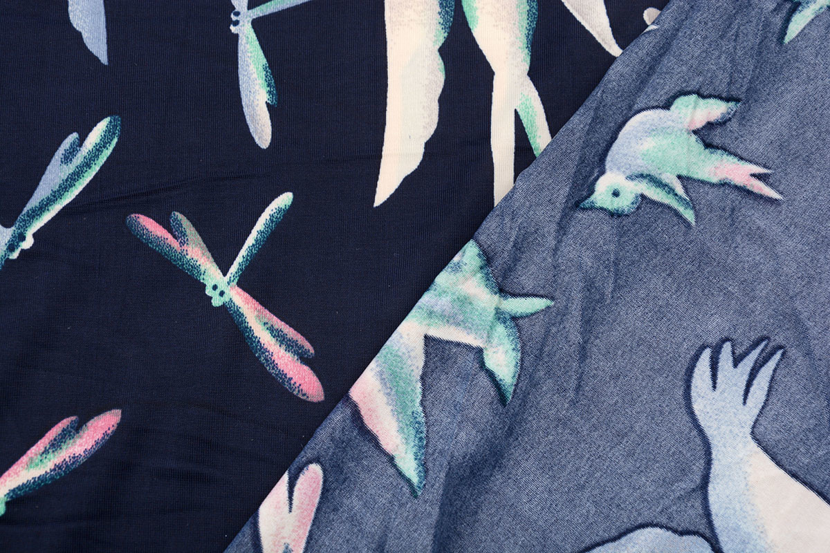 Lycra jersey Simmer Dragonfly Bird Navy