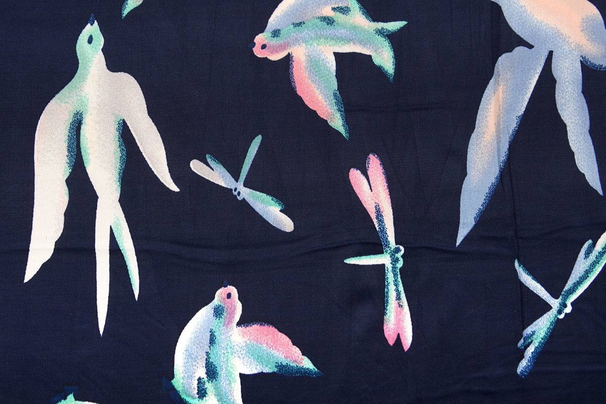 Lycra jersey Simmer Dragonfly Bird Navy