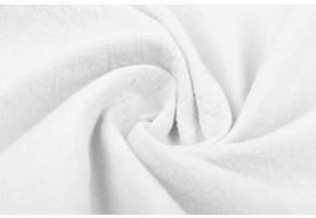100% Washed Cotton White