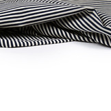 Cotton Jersey middle Stripe Navy Creme