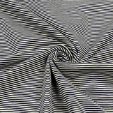 Cotton Jersey Klein Streep Marine Creme