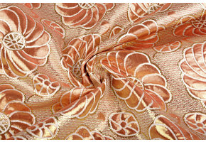 Brokat Oela Gold Orange