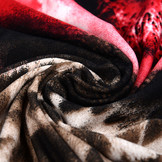 Paneel Lycra Crepe Trico Panterprint Oog Ido Rood