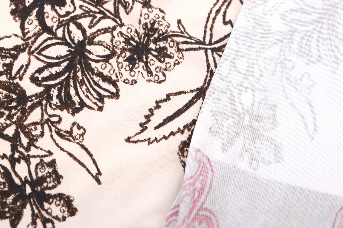 Cotton Jersey Simmer Flowers Ziedi